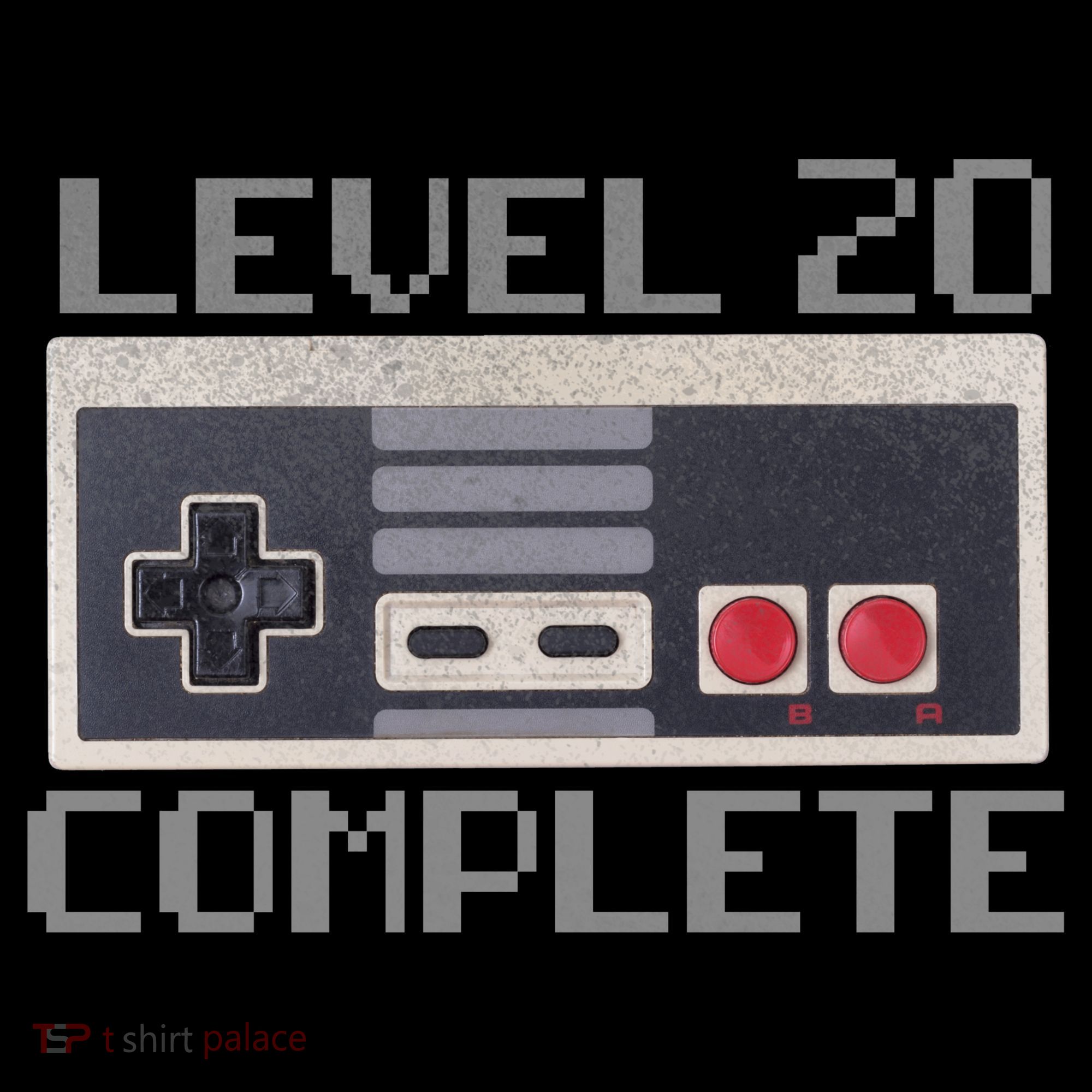 Level 20 Complete Retro Gamer 20th Birthday Kids Long Sleeve Shirt
