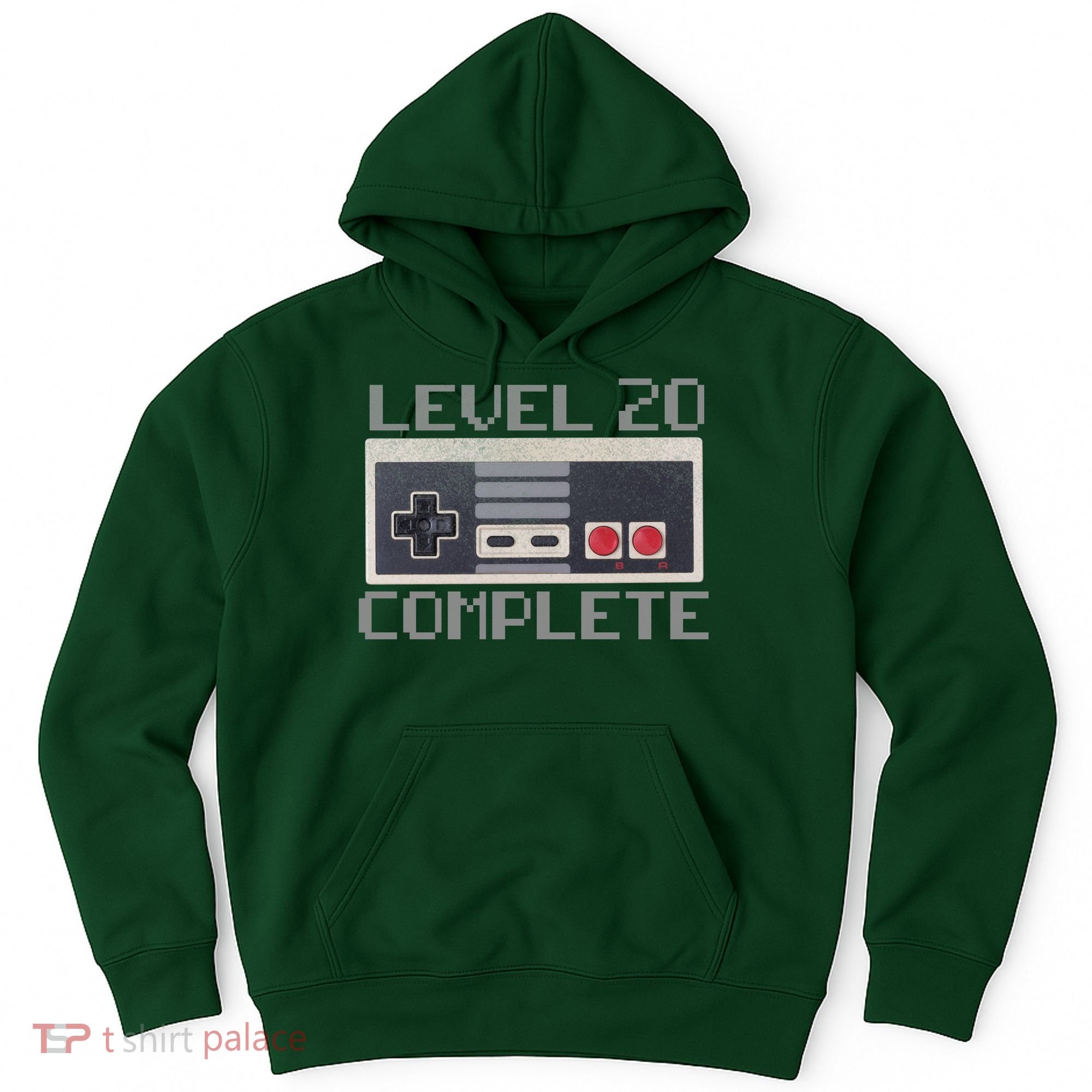Level 20 Complete Retro Gamer 20th Birthday Hoodie