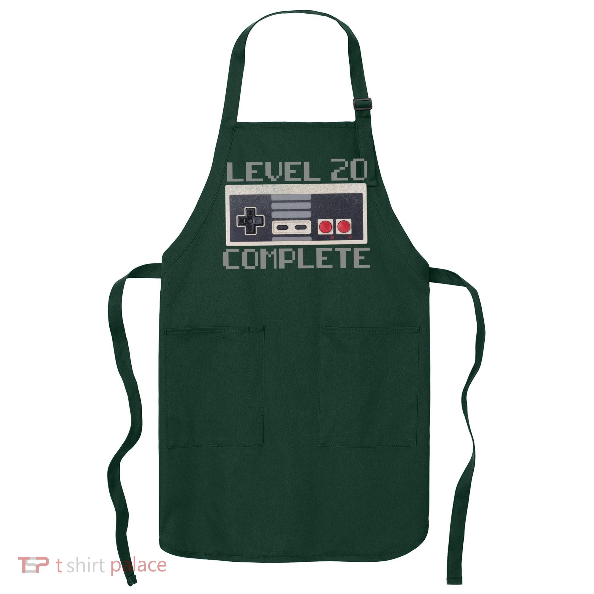 Level 20 Complete Retro Gamer 20th Birthday Apron