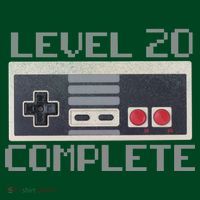 Level 20 Complete Retro Gamer 20th Birthday Button thumb 1
