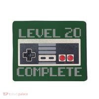 Level 20 Complete Retro Gamer 20th Birthday Mousepad thumb 0