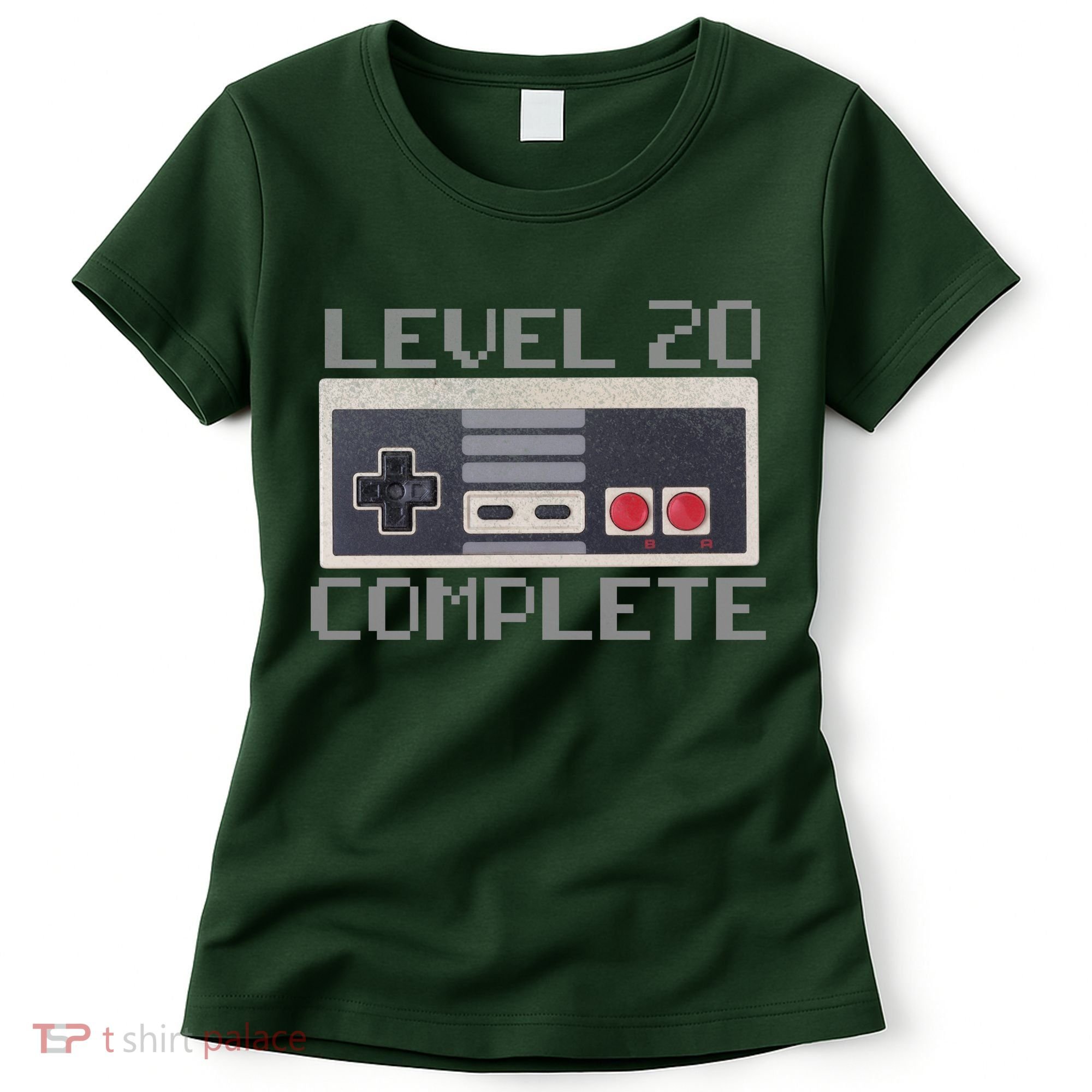 Level 20 Complete Retro Gamer 20th Birthday Women's T-Shirt