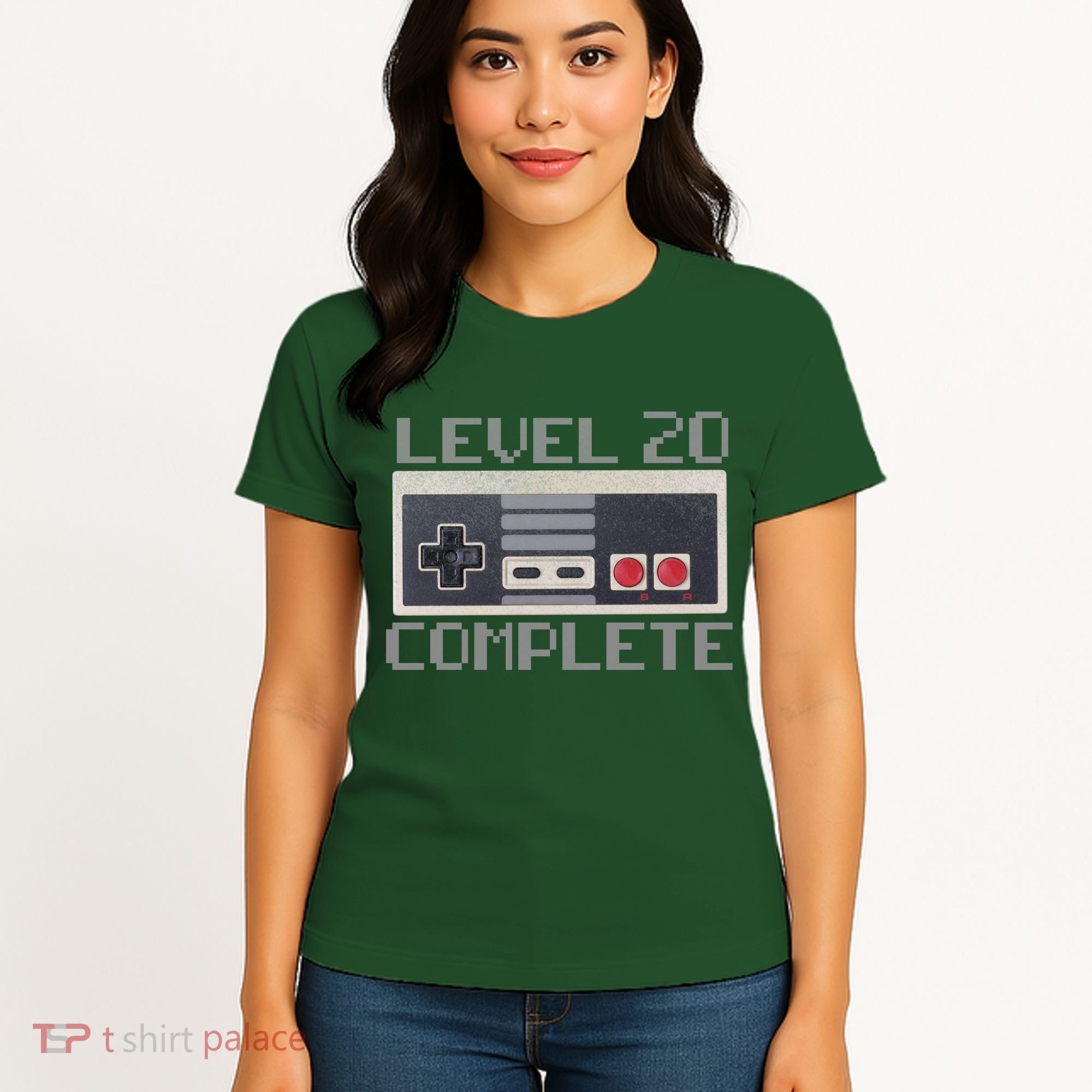 Level 20 Complete Retro Gamer 20th Birthday Women's T-Shirt