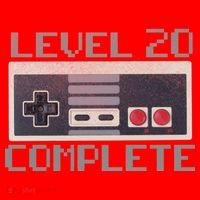 Level 20 Complete Retro Gamer 20th Birthday Santa Hat thumb 1