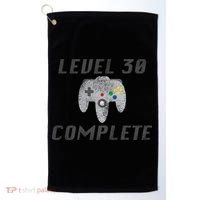 Level 30 Complete 30th Birthday Golf Towel thumb 0
