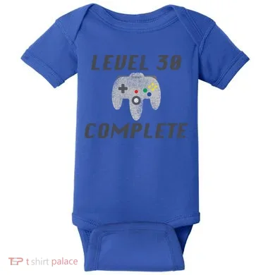 Level 30 Complete 30th Birthday Baby Bodysuit