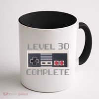 Level 30 Complete Retro Gamer 30th Birthday Coffee Mug thumb 1