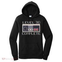 Level 30 Complete Retro Gamer 30th Birthday Women's Hoodie thumb 0