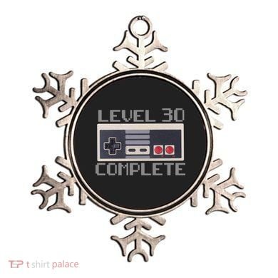 Level 30 Complete Retro Gamer 30th Birthday Ornament