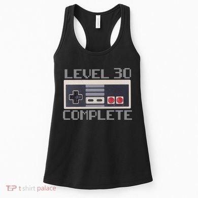 Level 30 Complete Retro Gamer 30th Birthday Women's Tank Top