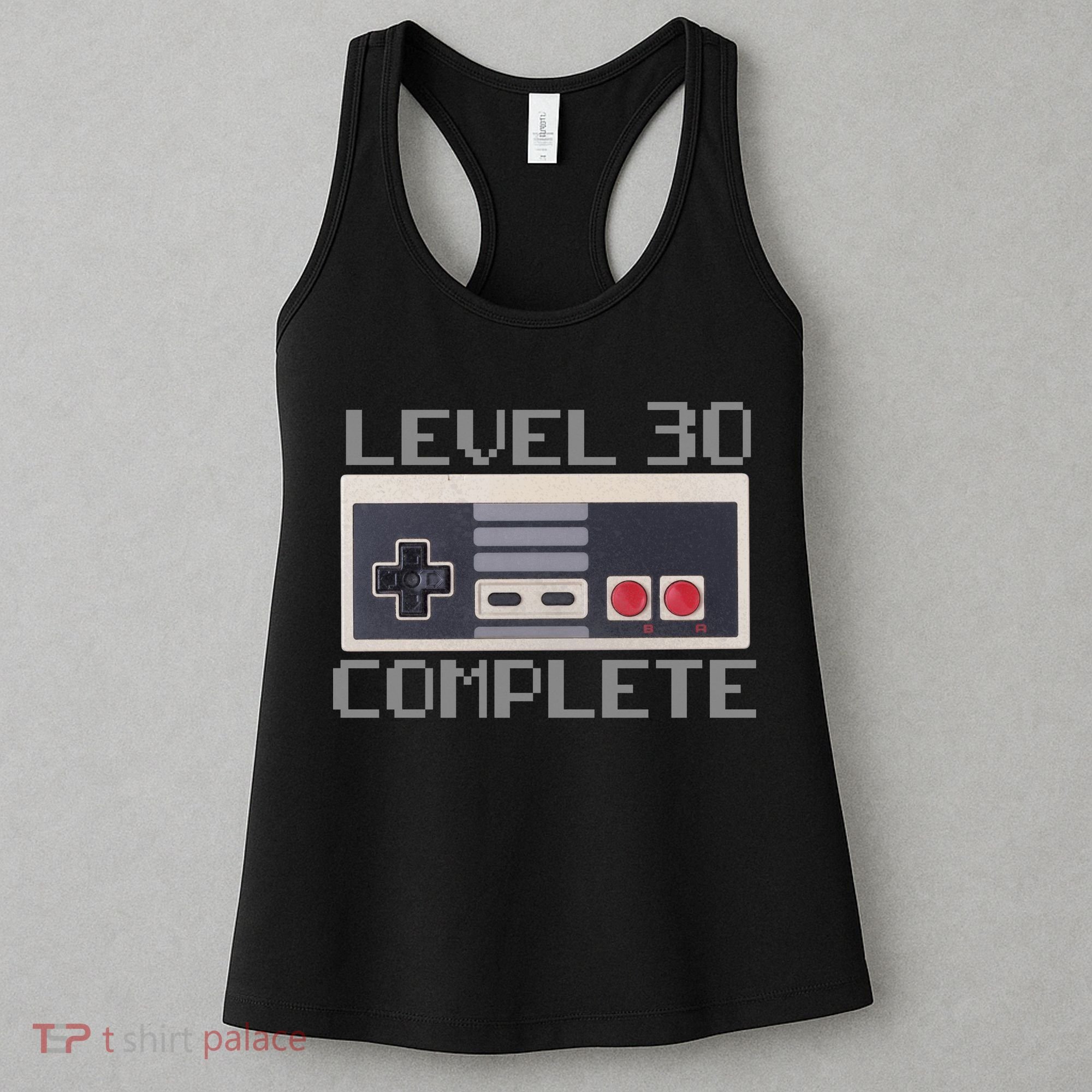 Level 30 Complete Retro Gamer 30th Birthday Women's Tank Top