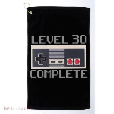 Level 30 Complete Retro Gamer 30th Birthday Golf Towel