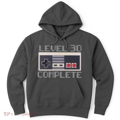 Level 30 Complete Retro Gamer 30th Birthday Hoodie