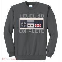 Level 30 Complete Retro Gamer 30th Birthday Sweatshirt thumb 0
