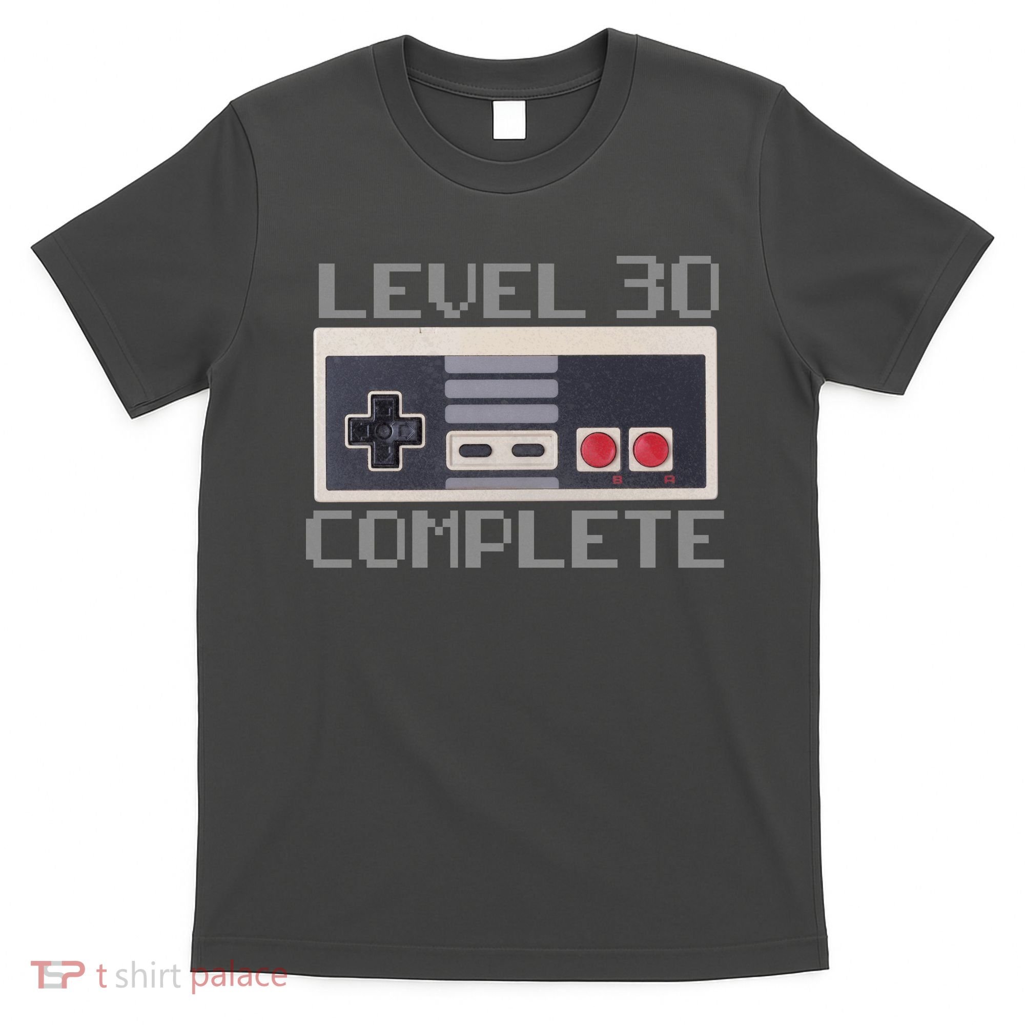 Level 30 Complete Retro Gamer 30th Birthday T-Shirt