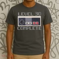 Level 30 Complete Retro Gamer 30th Birthday T-Shirt thumb 3