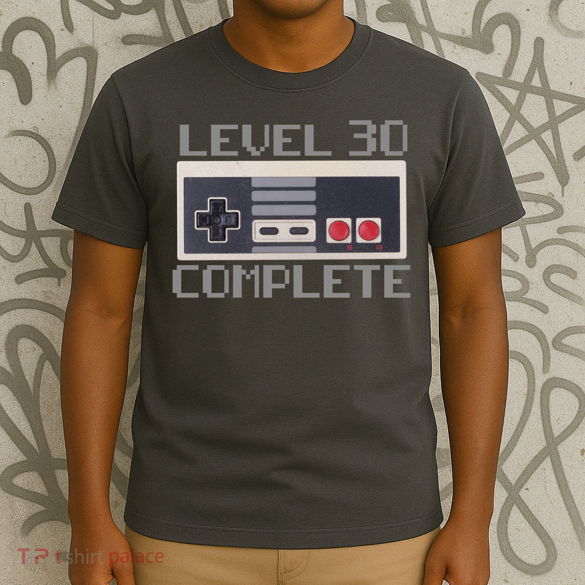 Level 30 Complete Retro Gamer 30th Birthday T-Shirt