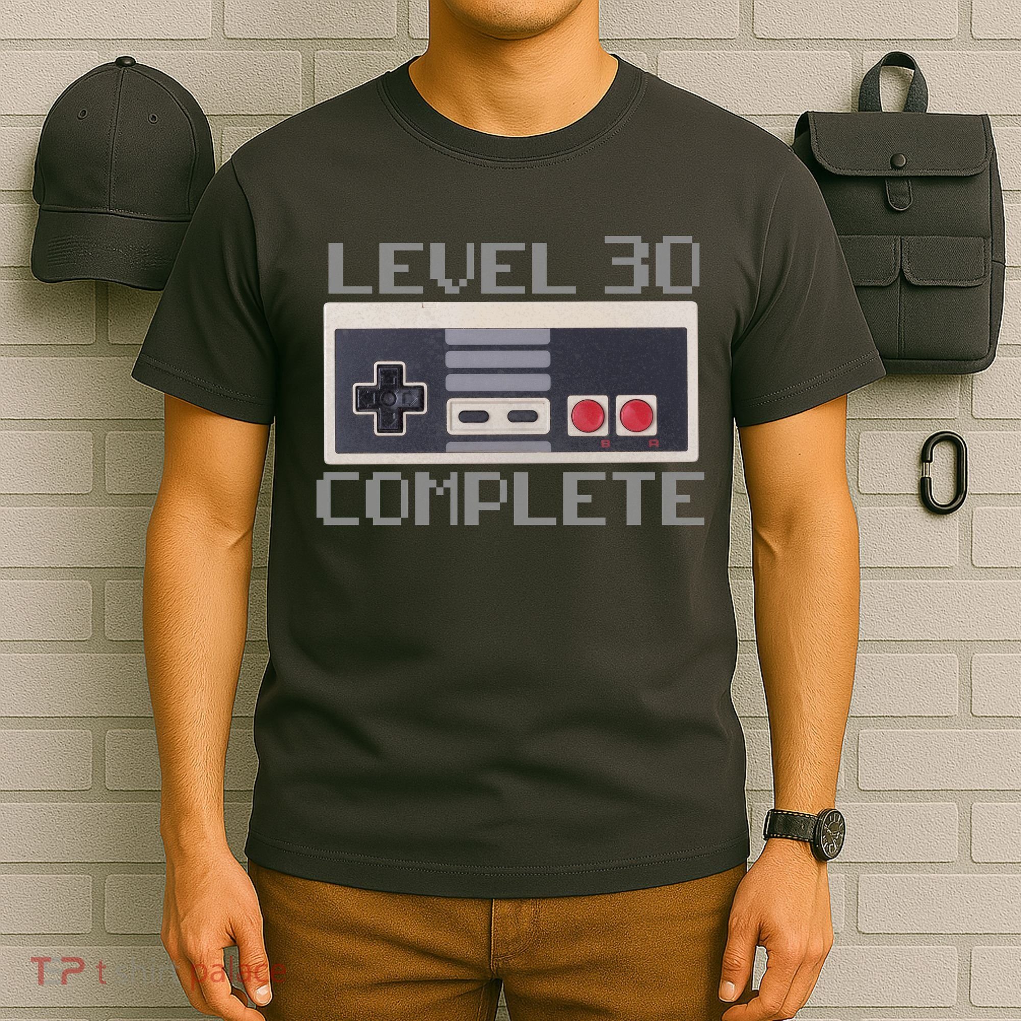 Level 30 Complete Retro Gamer 30th Birthday T-Shirt
