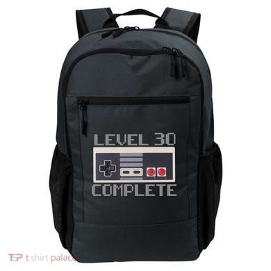 Level 30 Complete Retro Gamer 30th Birthday Backpack