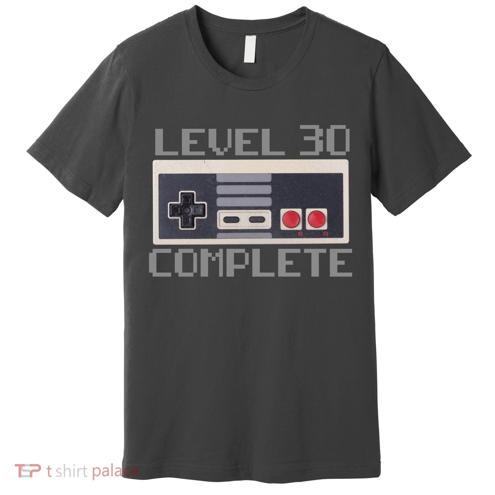 Level 30 Complete Retro Gamer 30th Birthday Premium T-Shirt