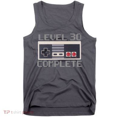 Level 30 Complete Retro Gamer 30th Birthday Tank Top