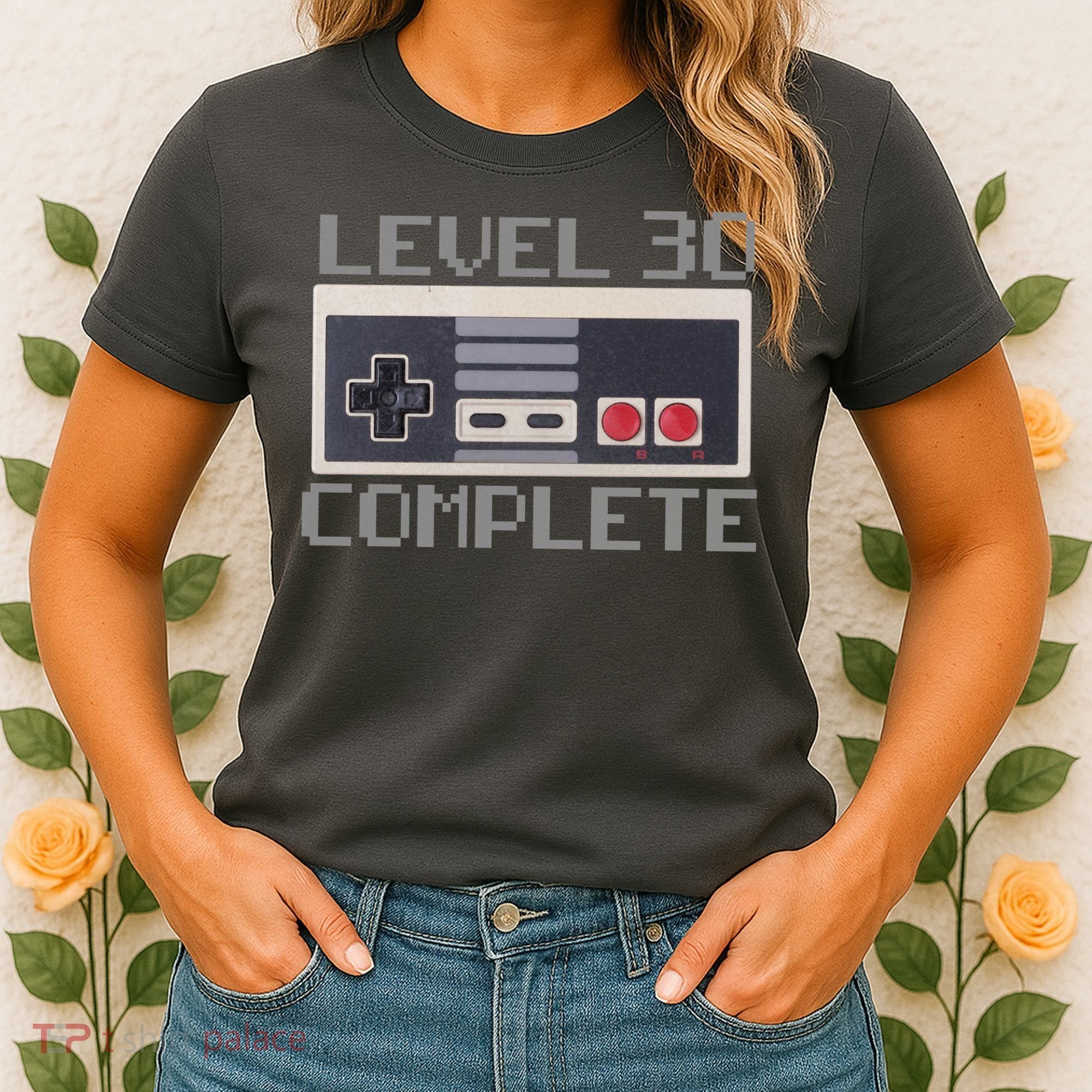 Level 30 Complete Retro Gamer 30th Birthday Women's T-Shirt