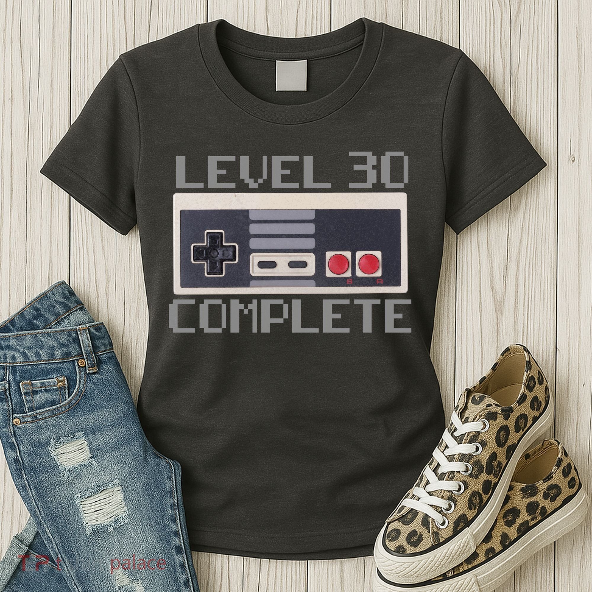 Level 30 Complete Retro Gamer 30th Birthday Women's T-Shirt