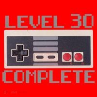 Level 30 Complete Retro Gamer 30th Birthday Santa Hat thumb 1