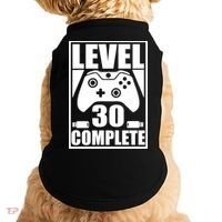Level 30 Complete Video Gamer 30th Birthday Doggie Tank thumb 0
