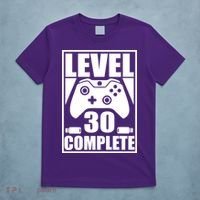 Level 30 Complete Video Gamer 30th Birthday T-Shirt thumb 5