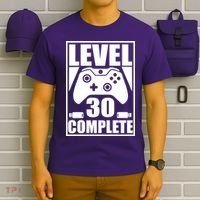 Level 30 Complete Video Gamer 30th Birthday T-Shirt thumb 6