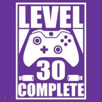 Level 30 Complete Video Gamer 30th Birthday Hat thumb 2