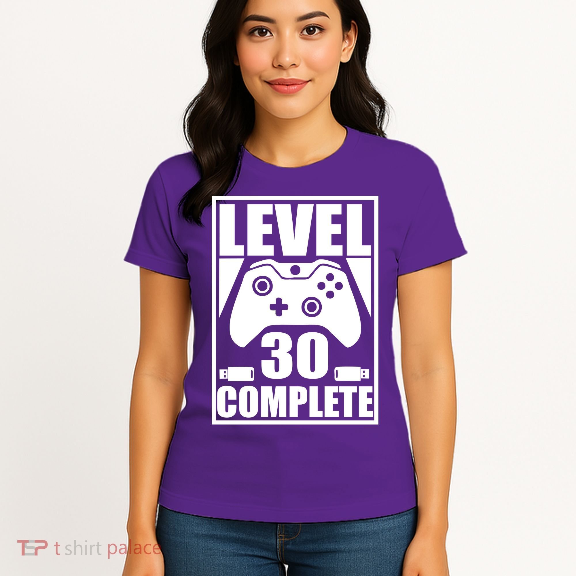 Level 30 Complete Video Gamer 30th Birthday Women's T-Shirt