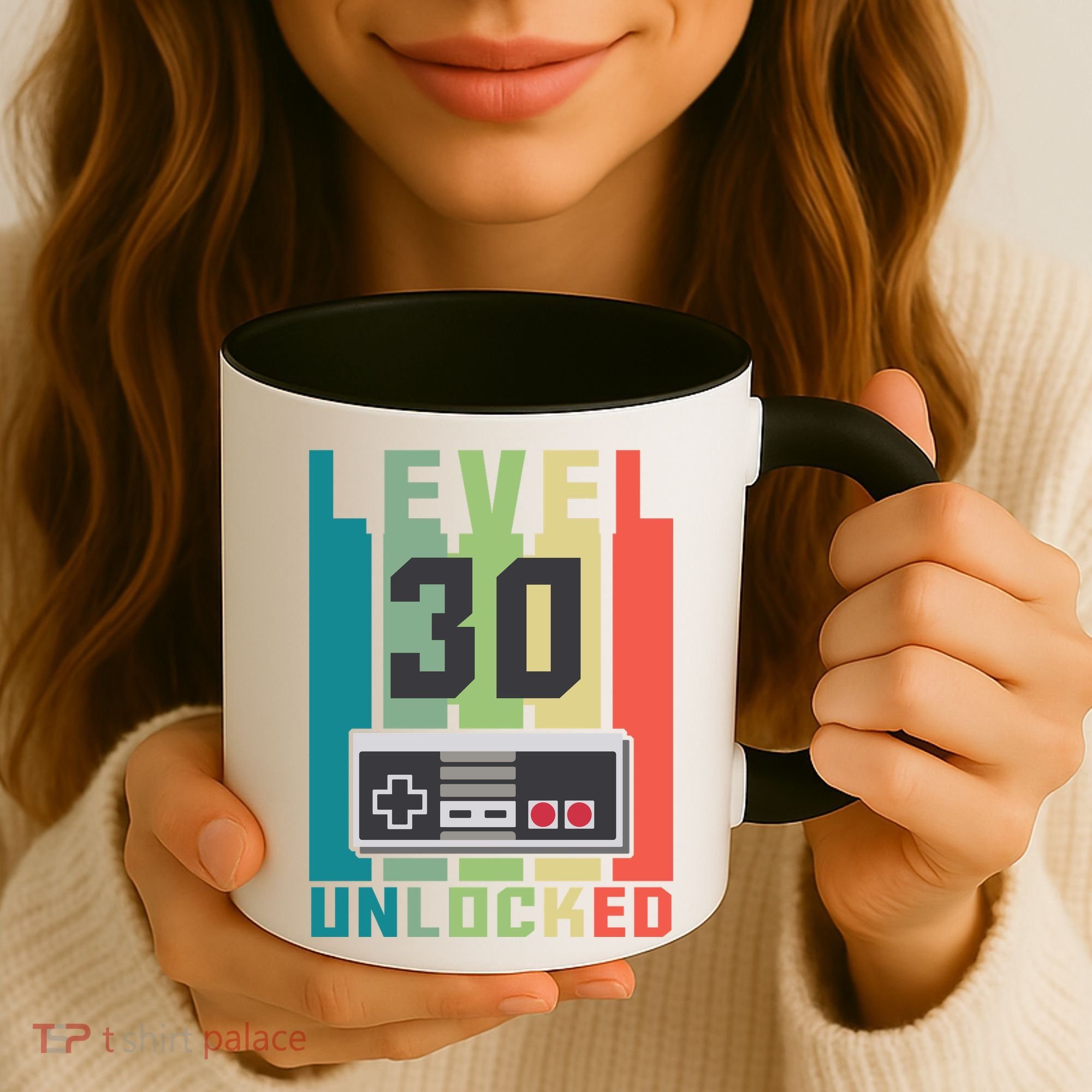 Level 30 Unlocked Funny Retro Gamer Birthday Coffee Mug