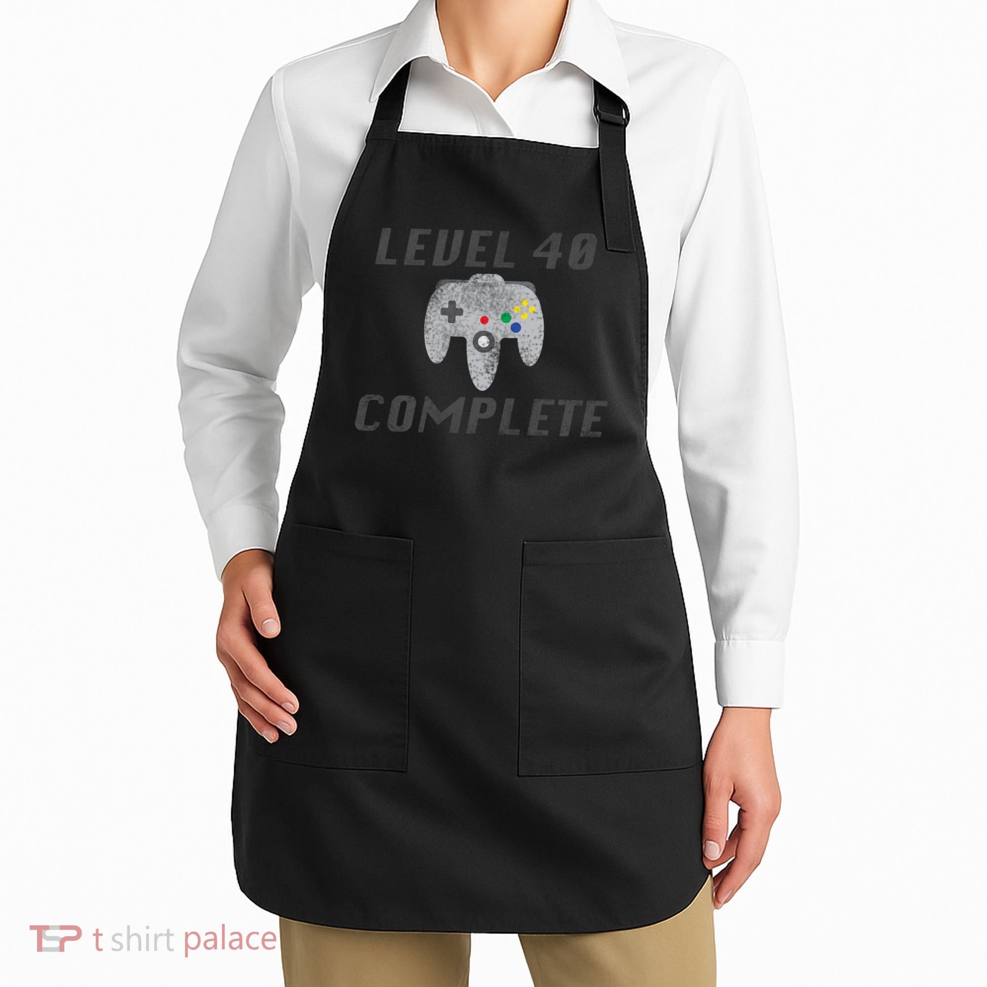 Level 40 Complete 40th Birthday Apron