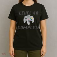 Level 40 Complete 40th Birthday T-Shirt thumb 4