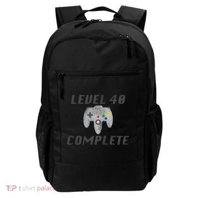 Level 40 Complete 40th Birthday Backpack