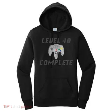 Level 40 Complete 40th Birthday Women's Hoodie