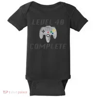 Level 40 Complete 40th Birthday Baby Bodysuit thumb 0