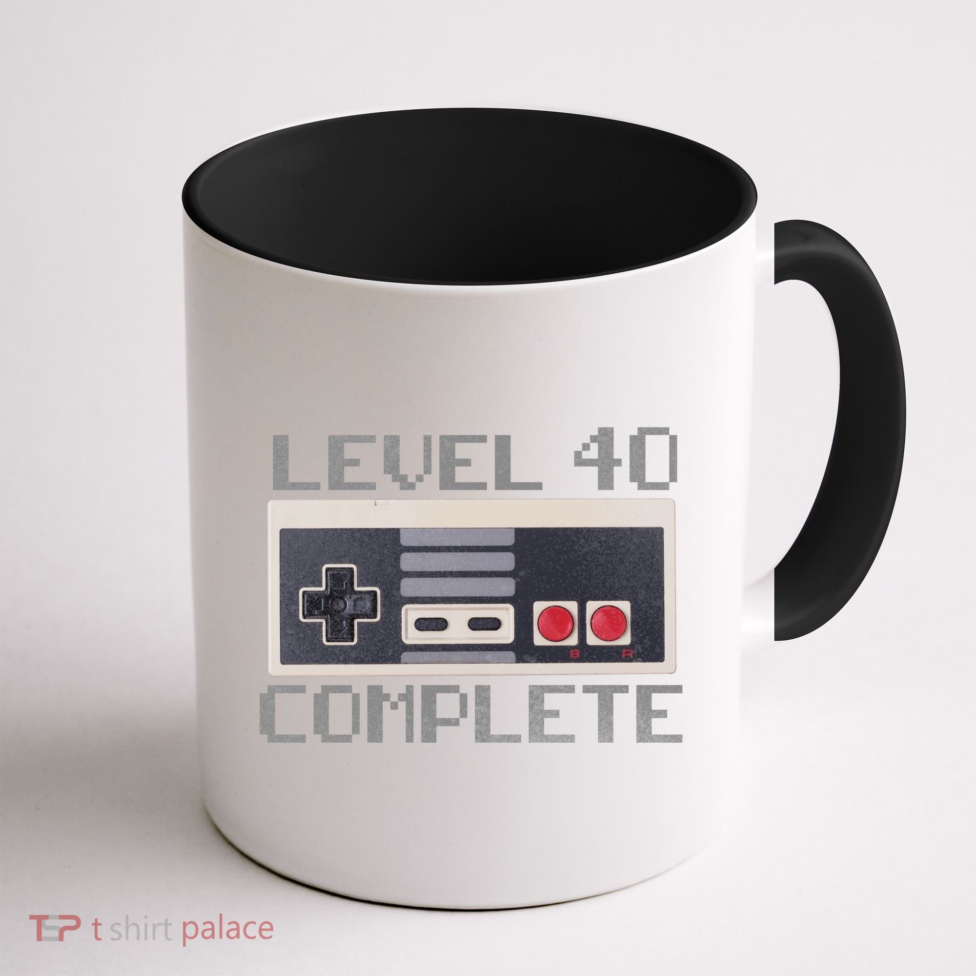 Level 40 Complete Retro Gamer 40th Birthday Coffee Mug