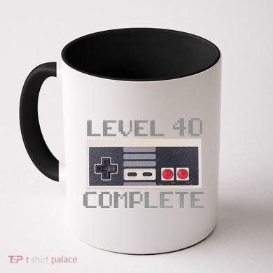 Level 40 Complete Retro Gamer 40th Birthday Coffee Mug