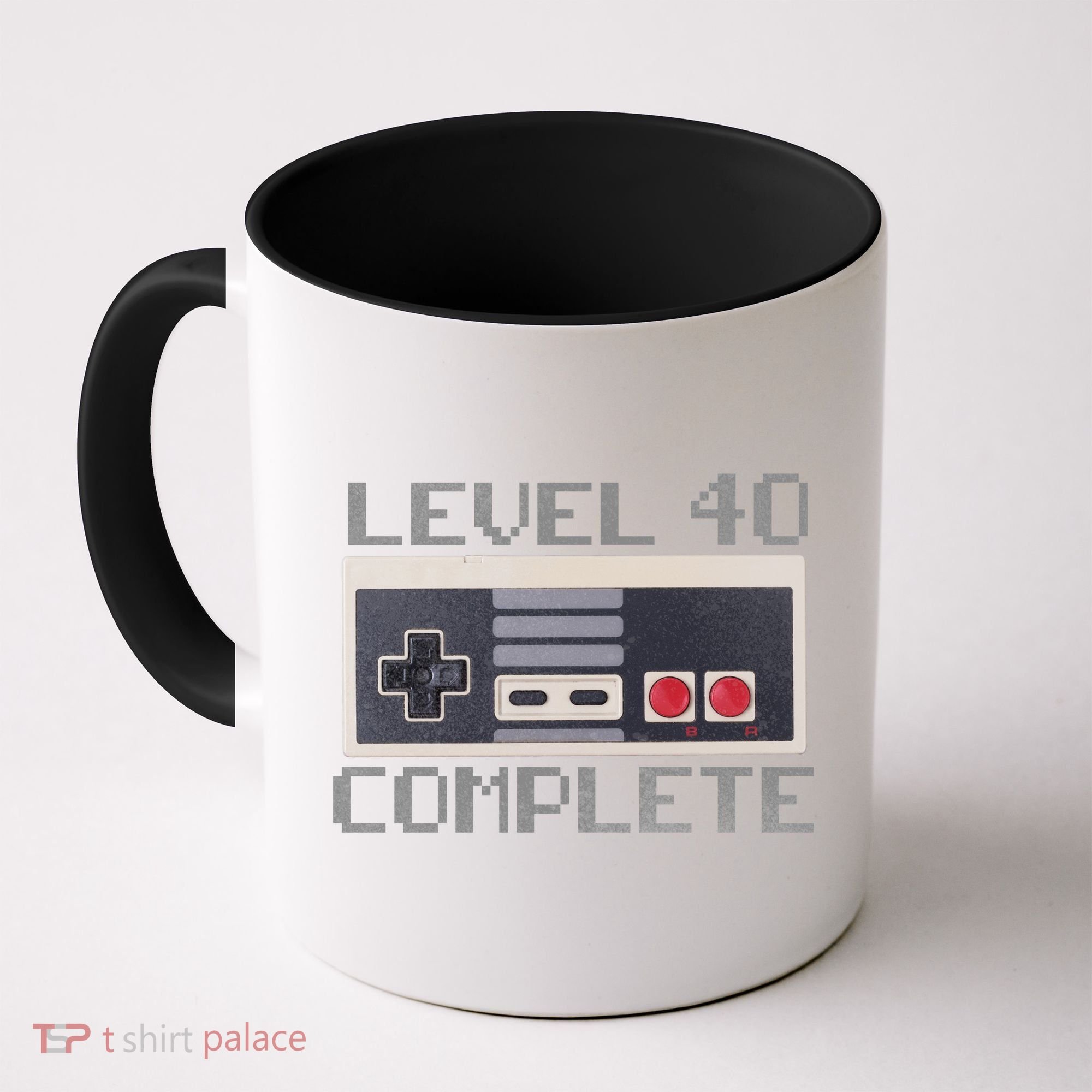 Level 40 Complete Retro Gamer 40th Birthday Coffee Mug