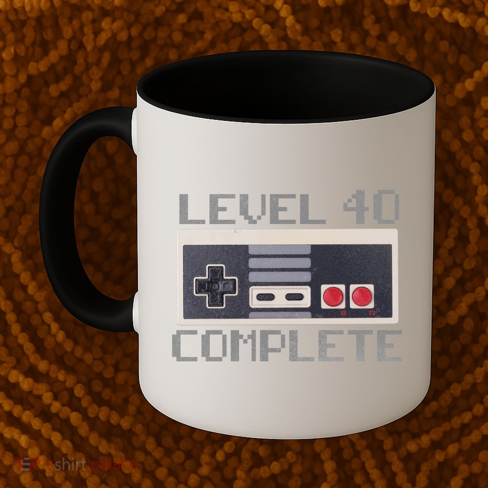 Level 40 Complete Retro Gamer 40th Birthday Coffee Mug