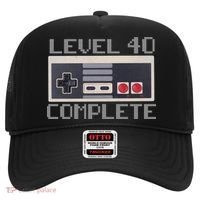 Level 40 Complete Retro Gamer 40th Birthday Hat thumb 0