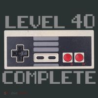 Level 40 Complete Retro Gamer 40th Birthday Coaster thumb 2