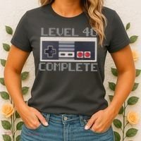 Level 40 Complete Retro Gamer 40th Birthday Women's T-Shirt thumb 2