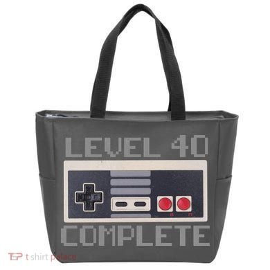 Level 40 Complete Retro Gamer 40th Birthday Tote Bag