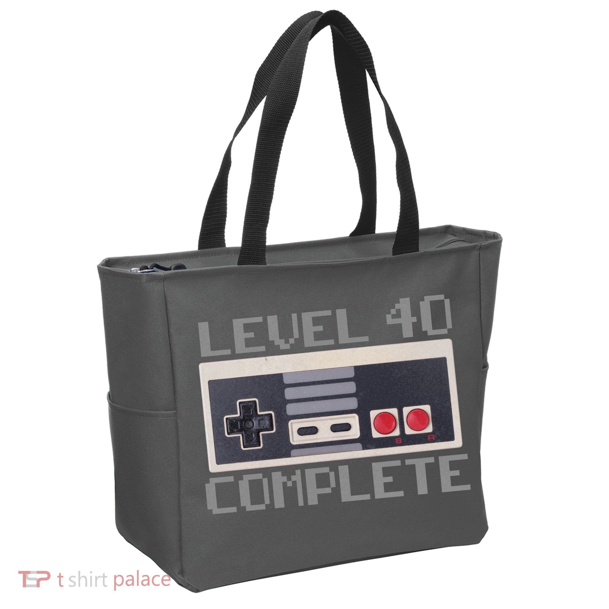 Level 40 Complete Retro Gamer 40th Birthday Tote Bag
