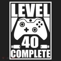 Level 40 Complete Video Gamer 40th Birthday Women's Sweatshirt thumb 2