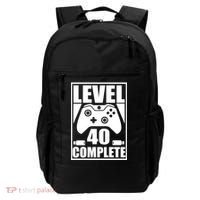 Level 40 Complete Video Gamer 40th Birthday Backpack thumb 0
